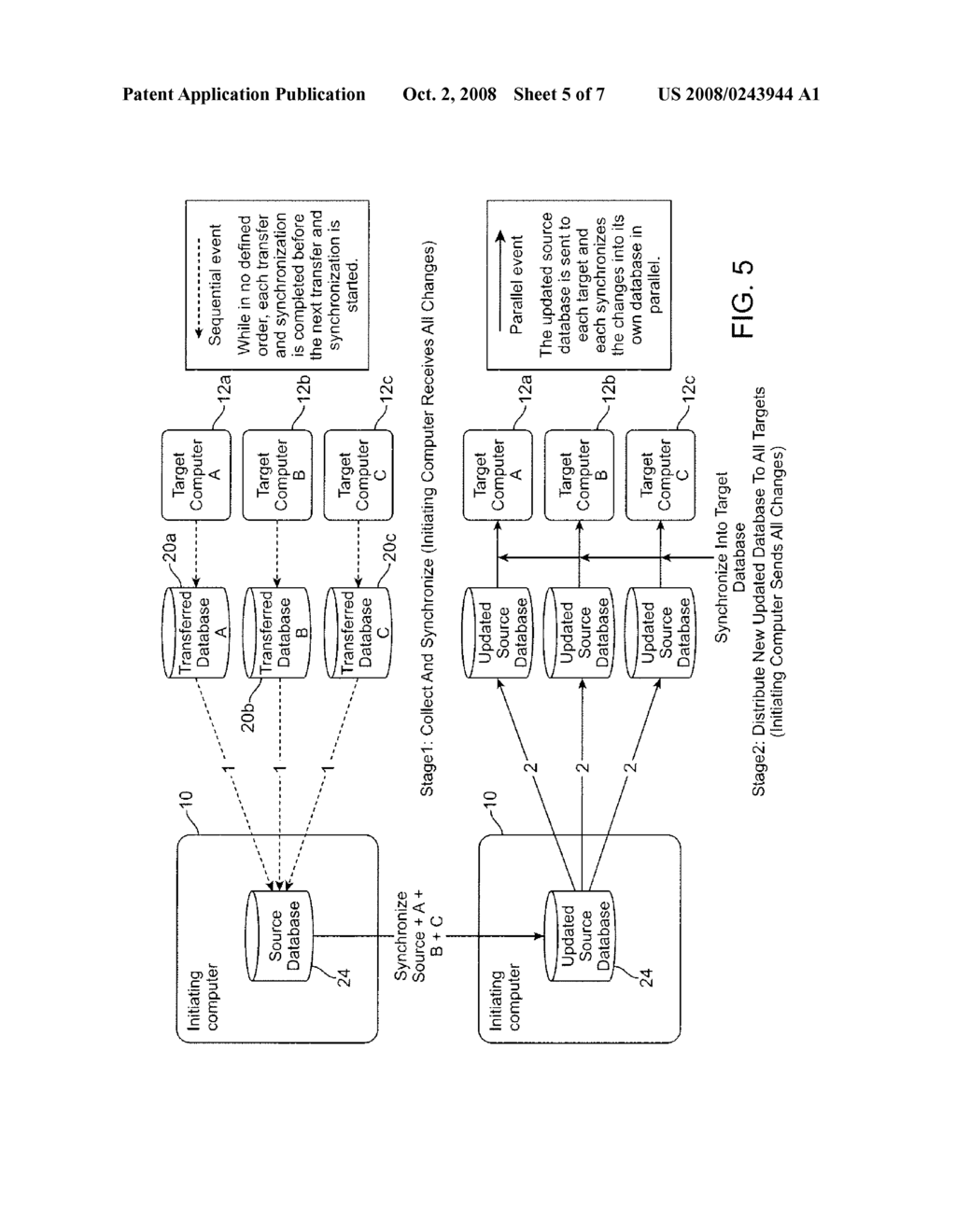 Synchronous peer-to-peer multipoint database synchronization - diagram, schematic, and image 06