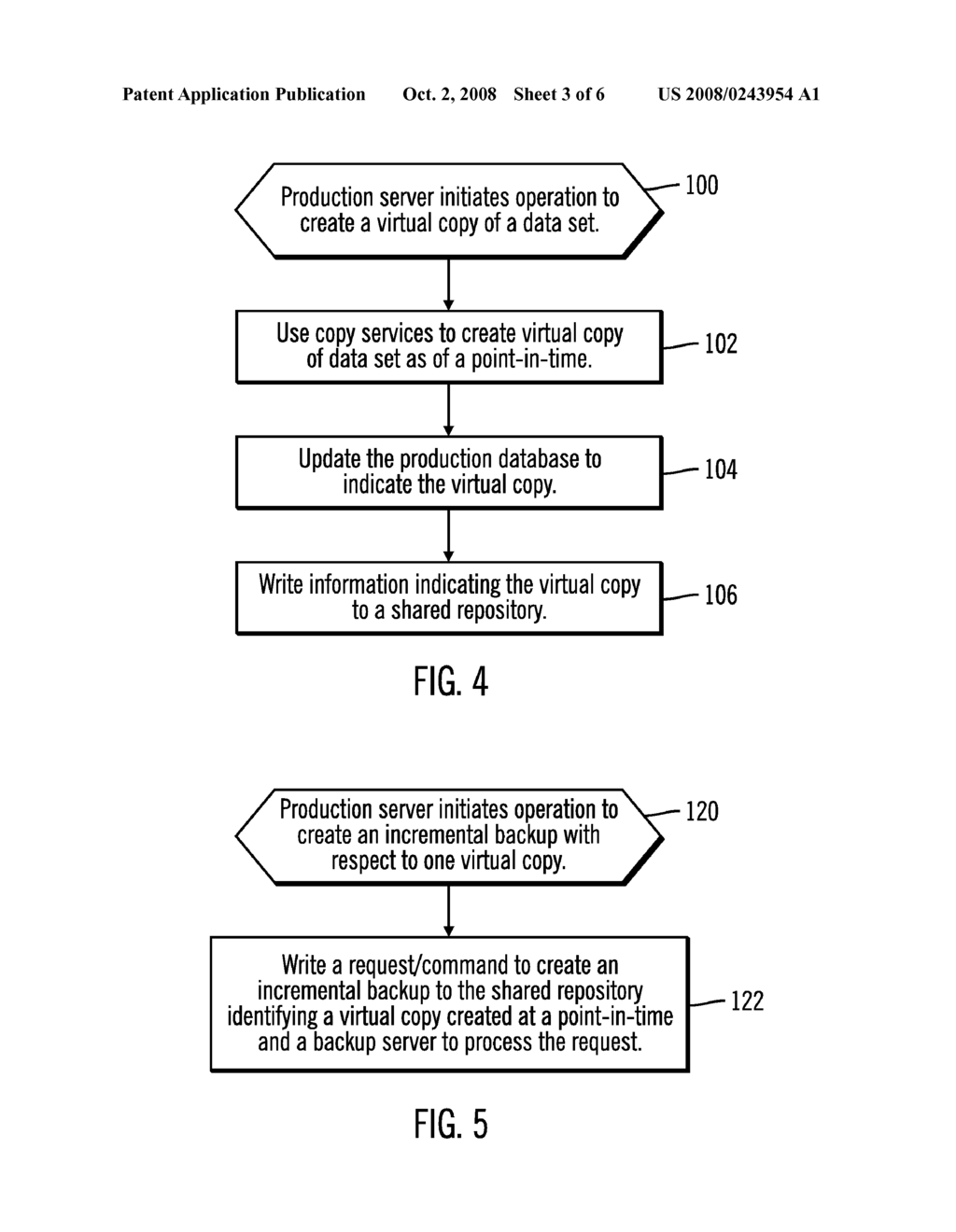 GENERATING AND INDICATING INCREMENTAL BACKUP COPIES FROM VIRTUAL COPIES OF A DATA SET - diagram, schematic, and image 04