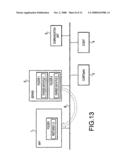 Information processing device, network system, and computer readable medium therefor diagram and image