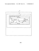 Abstract representation of subnet utilization in an address block diagram and image