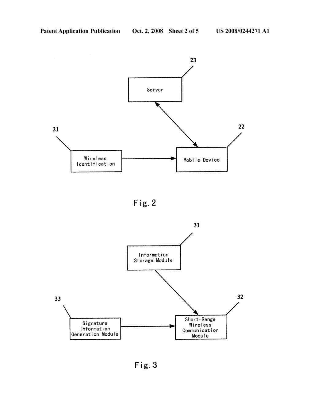 METHOD AND SYSTEM FOR AUTHENTICATION BASED ON WIRELESS IDENTIFICATION, WIRELESS IDENTIFICATION AND SERVER - diagram, schematic, and image 03