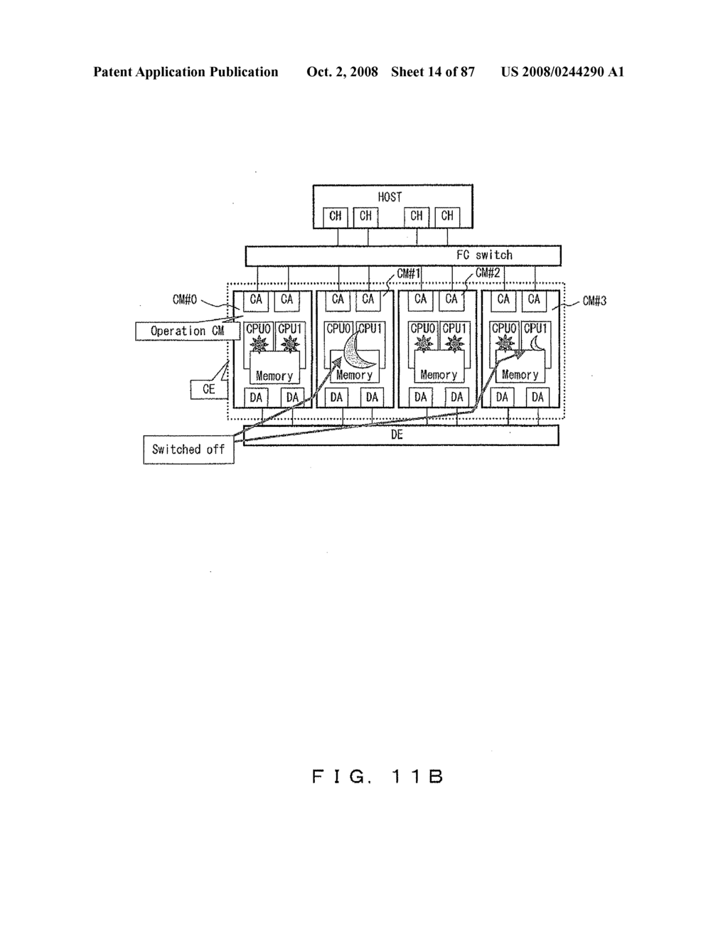 POWER SAVING DEVICE CONTROLLED BY CONTROLLER OR DISK - diagram, schematic, and image 15