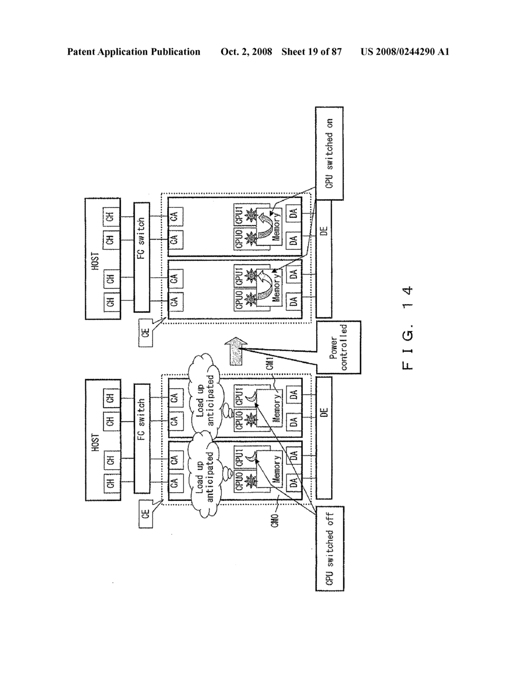 POWER SAVING DEVICE CONTROLLED BY CONTROLLER OR DISK - diagram, schematic, and image 20