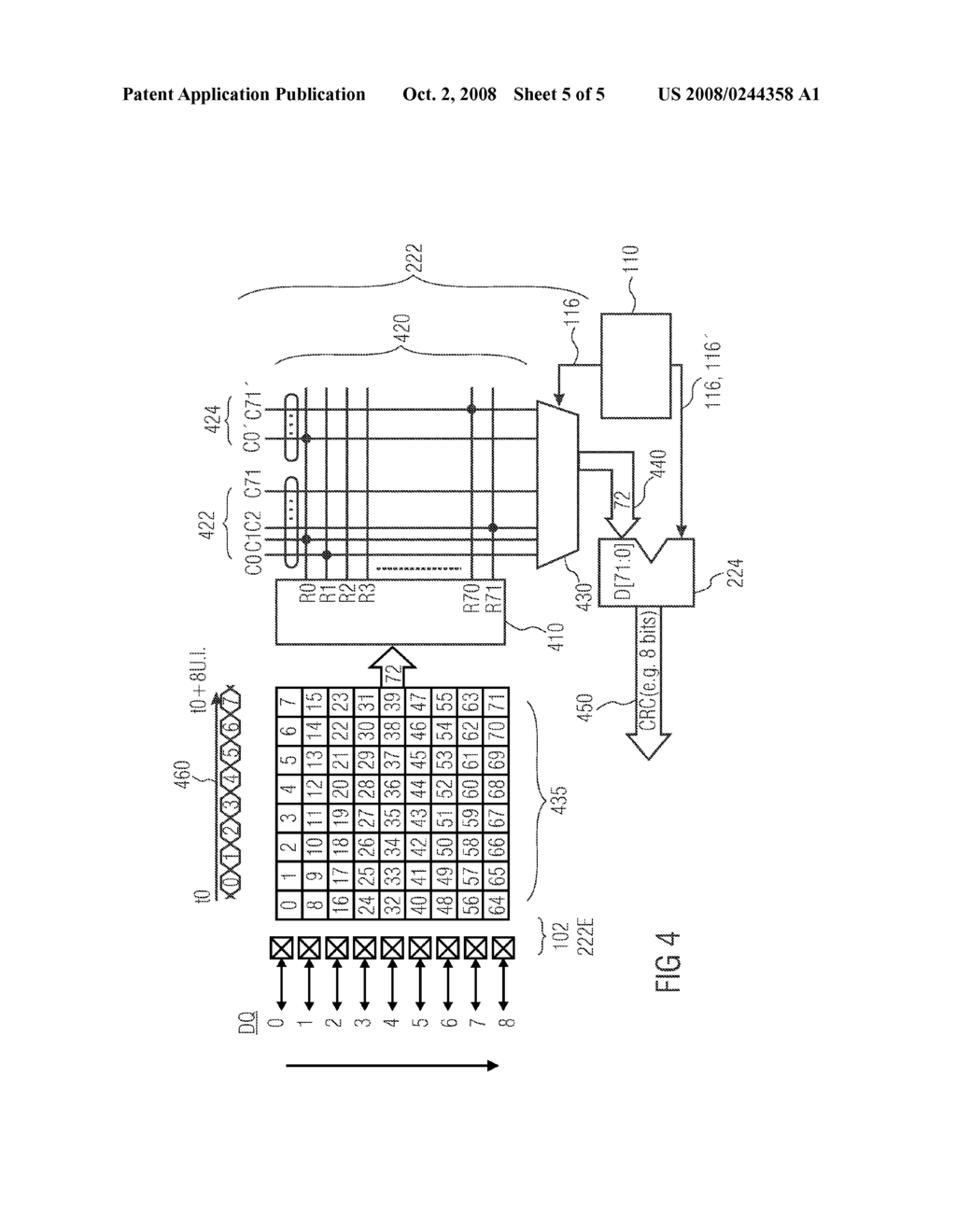 Circuits and Methods for Error Coding Data Blocks - diagram, schematic, and image 06