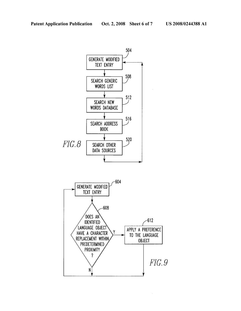 Spell Check Function Having a Character Replacement Spell Check Algorithm That Applies a Preference Based Upon Proximity of the Characters Replacing One Another, and Associated Handheld Electronic Device - diagram, schematic, and image 07