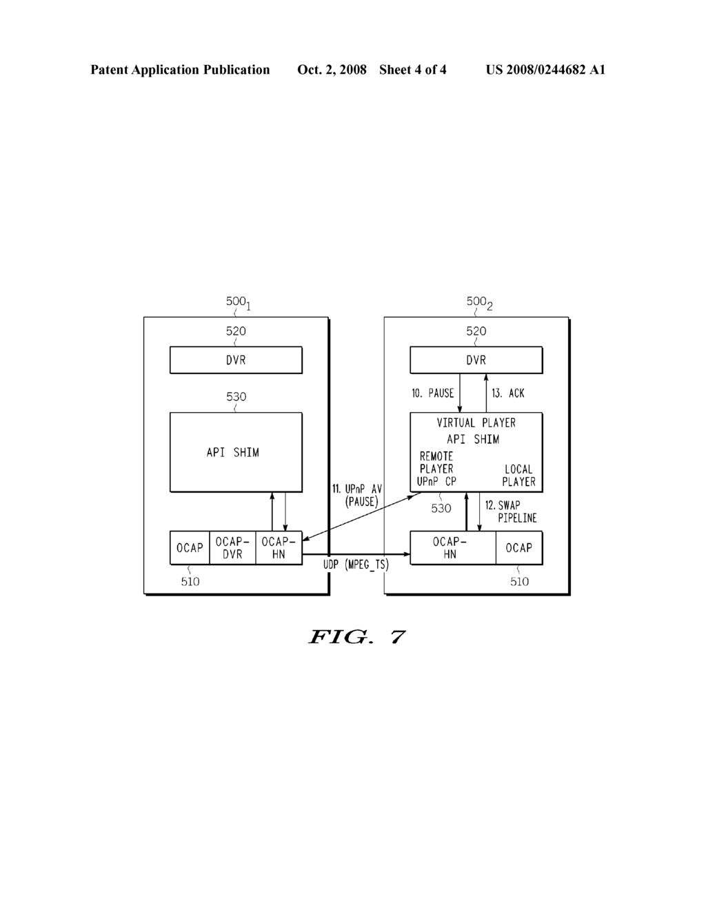 METHOD FOR ENHANCING FEATURES OFFERED BY A SOFTWARE APPLICATION RESIDING ON A SET TOP TERMINAL - diagram, schematic, and image 05