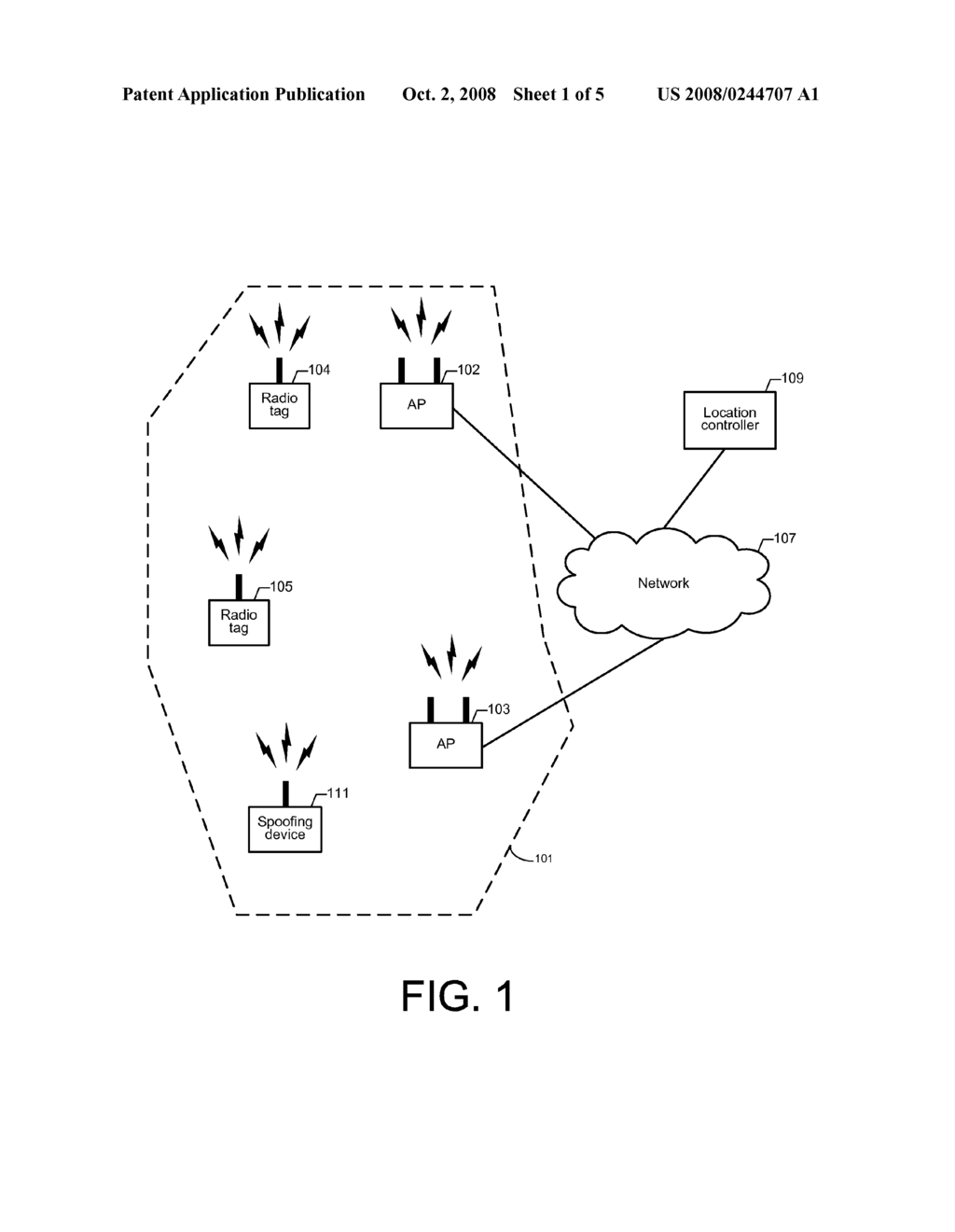 WIRELESS TRANSMITTER IDENTITY VALIDATION IN A WIRELESS NETWORK - diagram, schematic, and image 02