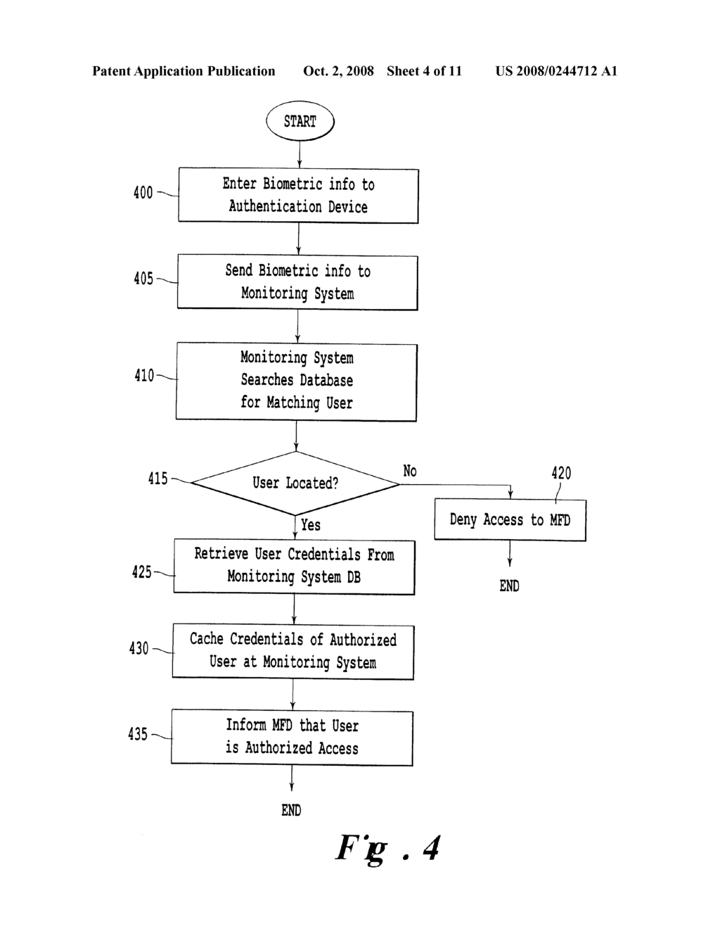 SYSTEM AND METHOD FOR AUTHENTICATING A USER OF AN IMAGE PROCESSING SYSTEM - diagram, schematic, and image 05