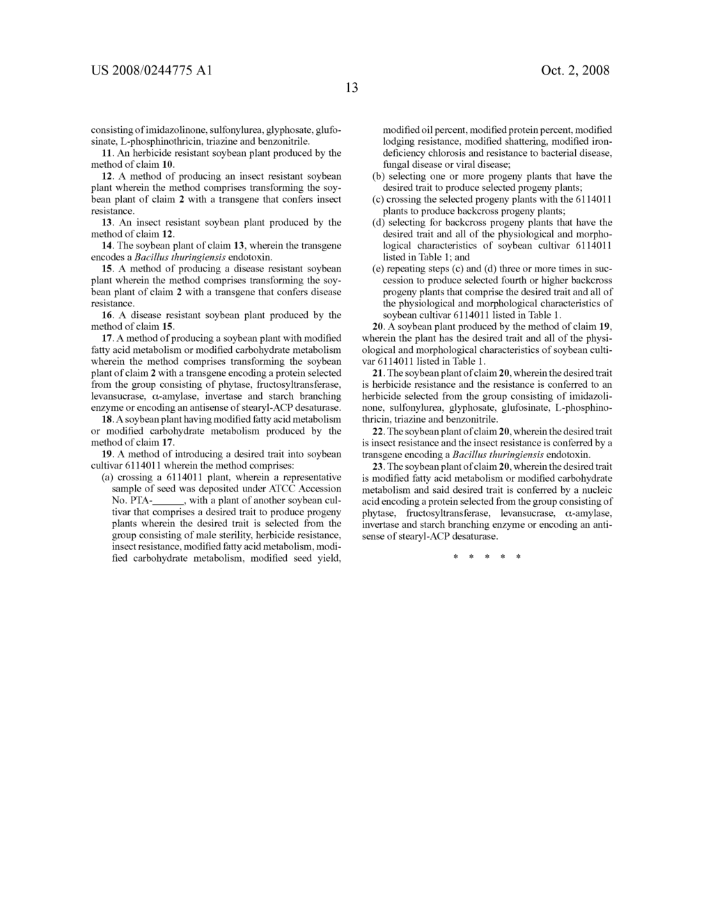 Soybean Cultivar 6114011 - diagram, schematic, and image 14