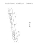 Dual-use knife for cutting a circle and a straight line diagram and image