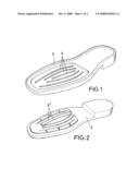 Self-Ventilated, Ergonomic Footwear and Sole diagram and image