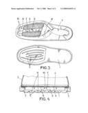 Self-Ventilated, Ergonomic Footwear and Sole diagram and image