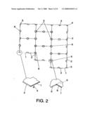 Assembly system for floor and/or wall tiles diagram and image