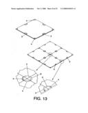 Assembly system for floor and/or wall tiles diagram and image