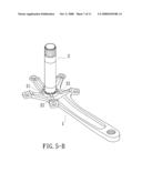 ASSEMBLY STRUCTURE OF TREADING CRANK AND SPINDLE TUBE OF THE BIKE diagram and image