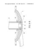 ASSEMBLY STRUCTURE OF TREADING CRANK AND SPINDLE TUBE OF THE BIKE diagram and image