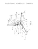 Musical instrument stand having a height adjusting function diagram and image