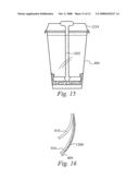 Coffee infusion press for stackable cups diagram and image