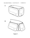 Pet carrier with reversibly expandable/collapsible sections diagram and image