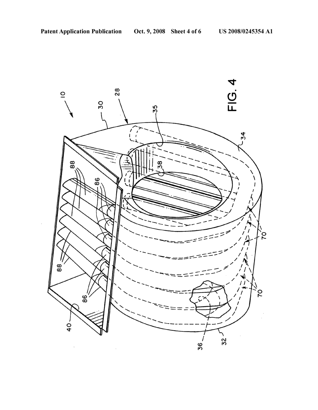 Furnace with integrated blower housing and heat exchanger - diagram, schematic, and image 05