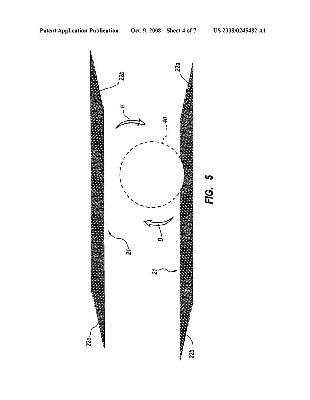 Belt for use in forming a core of plies, beads and belts of a urethane tire - diagram, schematic, and image 05