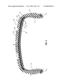 Belt for use in forming a core of plies, beads and belts of a urethane tire diagram and image