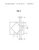 ADHESIVE-FILM EXFOLIATING DEVICE AND MANUFACTURING METHOD OF LIQUID CYRSTAL DISPLAY PANEL USING THE DEVICE diagram and image