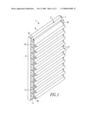 Fabric louver diagram and image