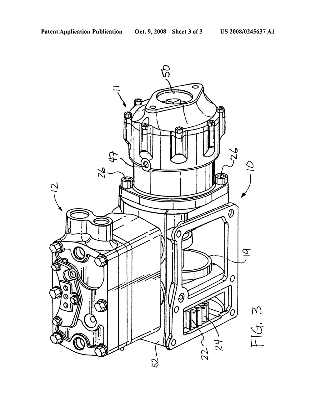 Drive Through Air Compressor With Cone Clutch - diagram, schematic, and image 04