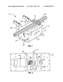 Electric shaker conveyor assembly diagram and image