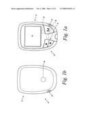 Carrying assembly with analyte-determining instrument diagram and image