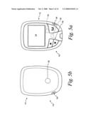 Carrying assembly with analyte-determining instrument diagram and image