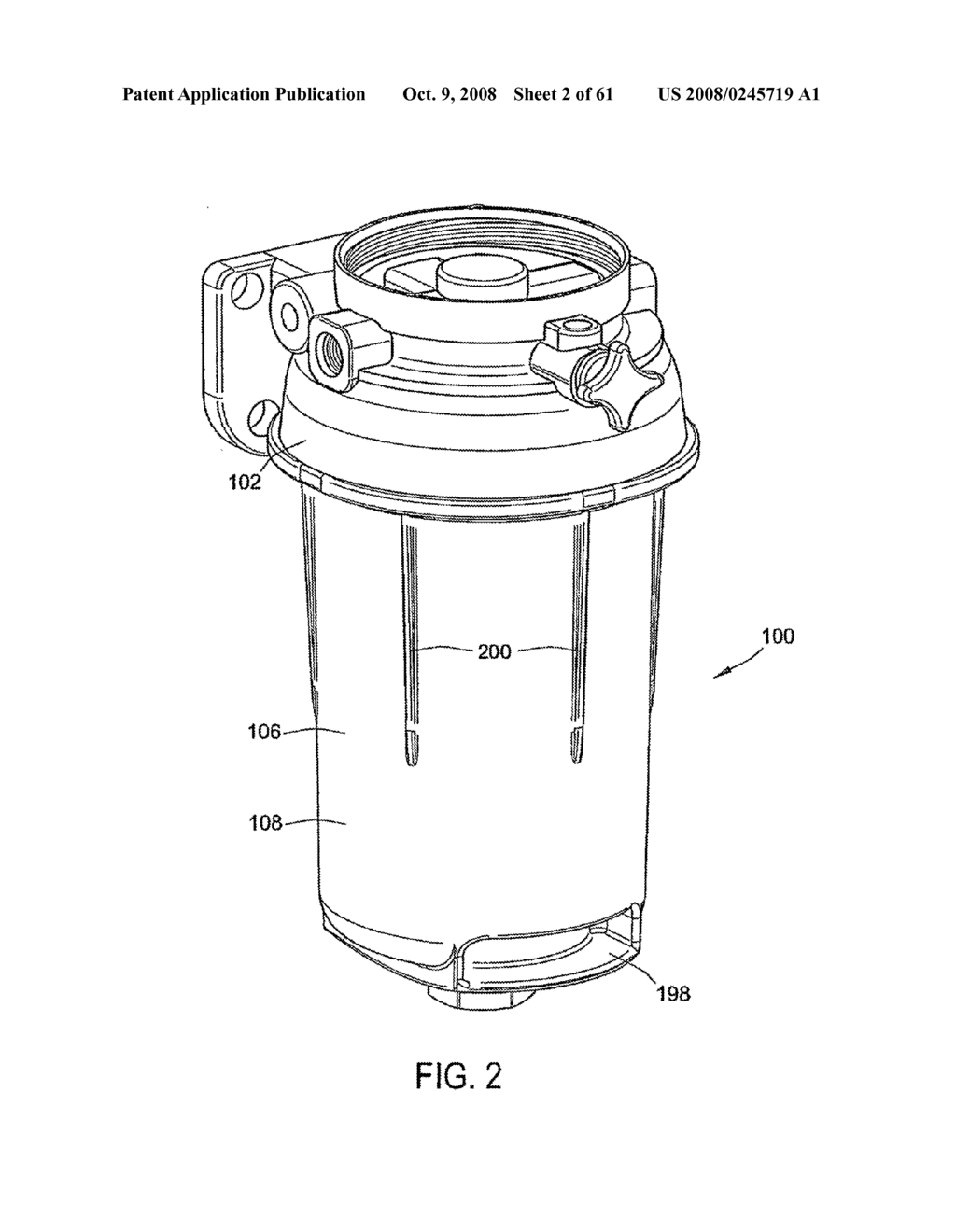 Filter Element And Filter Assembly Including Locking Mechanism - diagram, schematic, and image 03