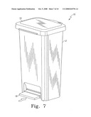 Trash can pedals diagram and image