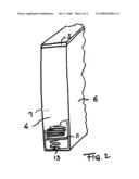 Device for dispensing tongue depressors diagram and image