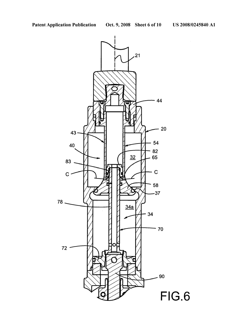 Pneumatic nailer - diagram, schematic, and image 07