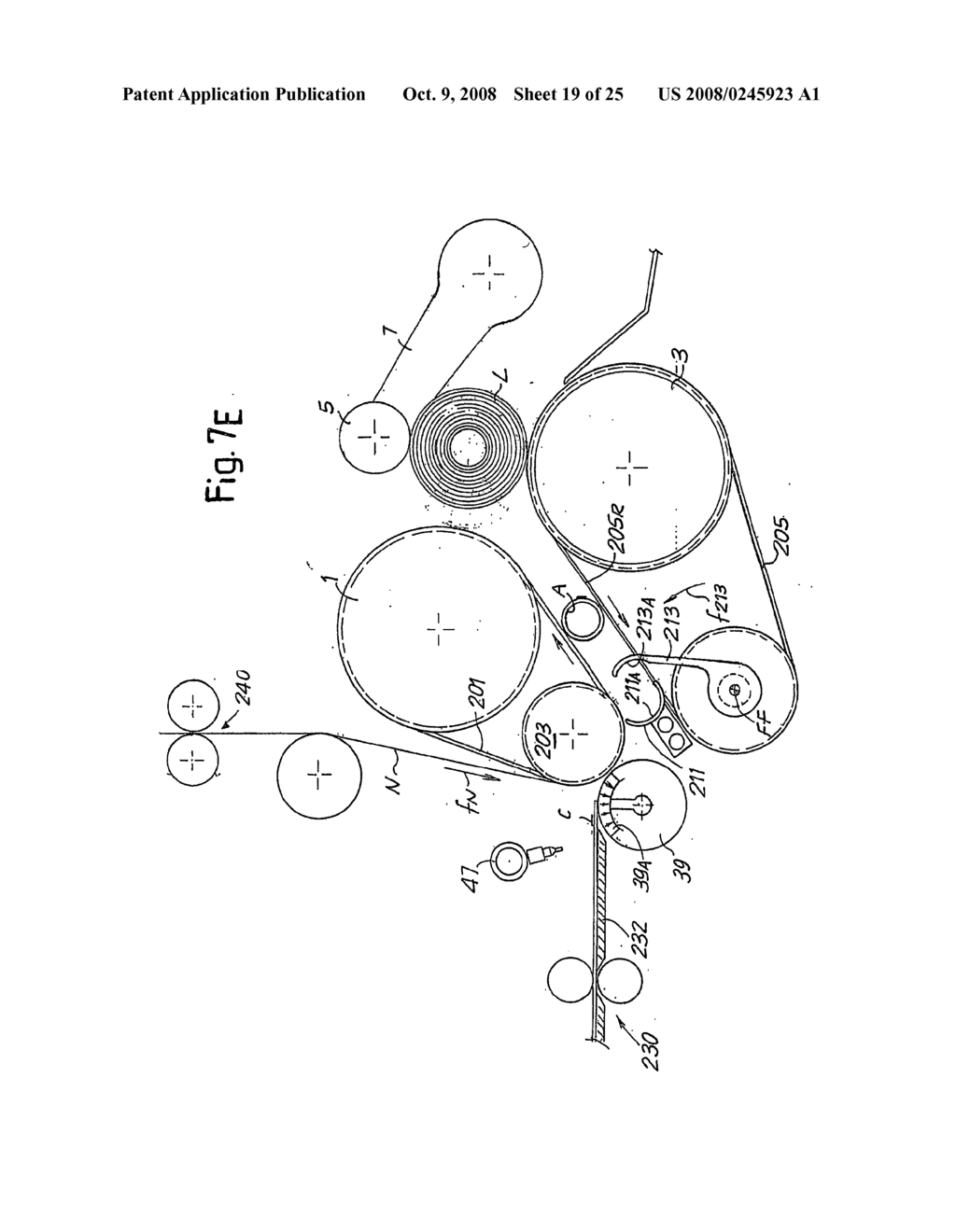 Machine and Method for the Production of Rolls of Weblike Material Together with a Winding Core and Roll Thus Obtained - diagram, schematic, and image 20