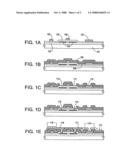 Method for producing a semiconductor integrated circuit including a thin film transistor and a capacitor diagram and image