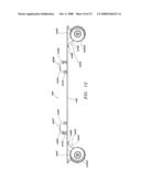 Shock absorbing tandem roller skate diagram and image