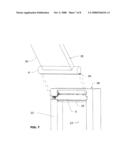 Foldable mirror assembly for hitching trailers diagram and image