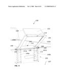 Foldable mirror assembly for hitching trailers diagram and image