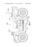 FLIP-DOWN FOOTREST FOR AN ALL-TERRAIN VEHICLE diagram and image