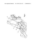 CONVERTIBLE VEHICLE COMPRISING A ROOF FIXED IN THE BODY VIA MAIN SUPPORT UNITS diagram and image