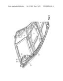 CONVERTIBLE VEHICLE COMPRISING A ROOF FIXED IN THE BODY VIA MAIN SUPPORT UNITS diagram and image