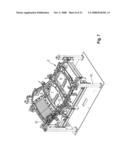 CONVERTIBLE VEHICLE COMPRISING A ROOF FIXED IN THE BODY VIA MAIN SUPPORT UNITS diagram and image