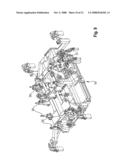 CONVERTIBLE VEHICLE COMPRISING A ROOF FIXED IN THE BODY VIA MAIN SUPPORT UNITS diagram and image