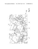 CONVERTIBLE VEHICLE COMPRISING A ROOF FIXED IN THE BODY VIA MAIN SUPPORT UNITS diagram and image