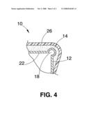 Arm rest for an automotive type door diagram and image