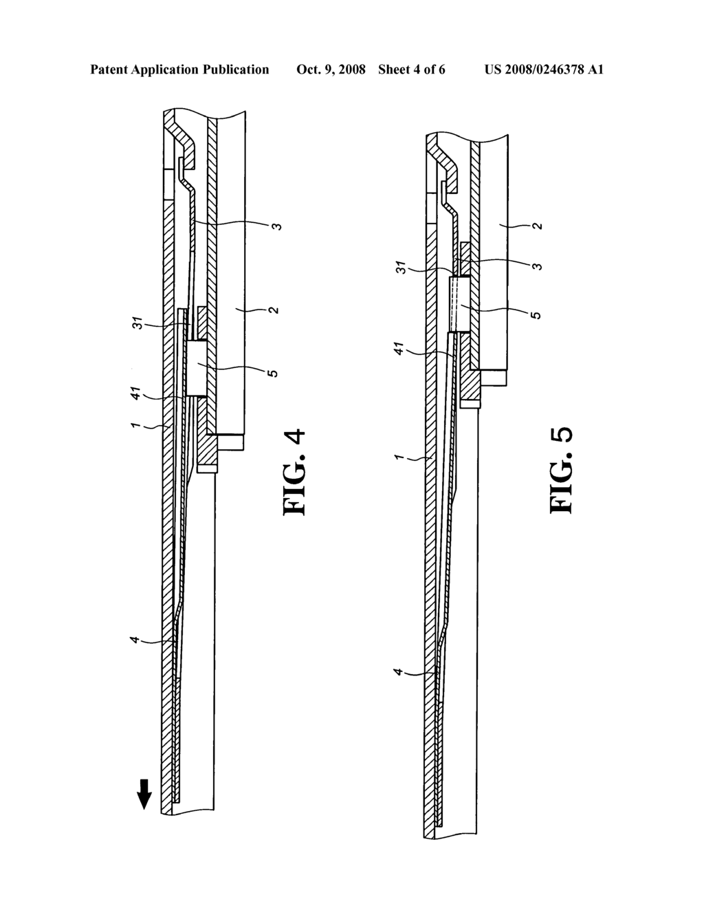 Retaining mechanism for a slide assembly - diagram, schematic, and image 05