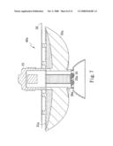 LED-lamp heat-dissipation device diagram and image